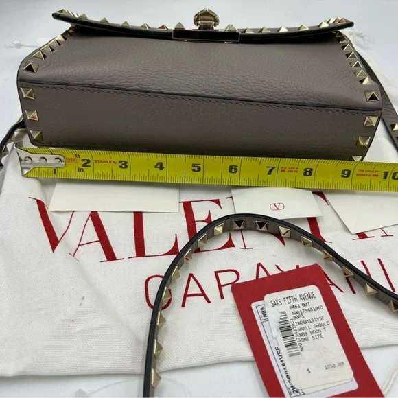 SOLD!!!! Women’s Valentino Garavani grey calf, skin leather shoulder bag - Picture 14 of 16